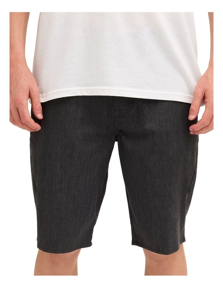 Unhinged Chino Shorts In Charcoal Heather image 1
