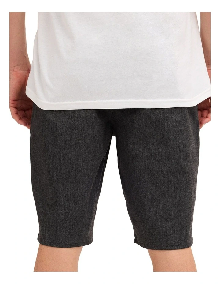 Unhinged Chino Shorts In Charcoal Heather image 2