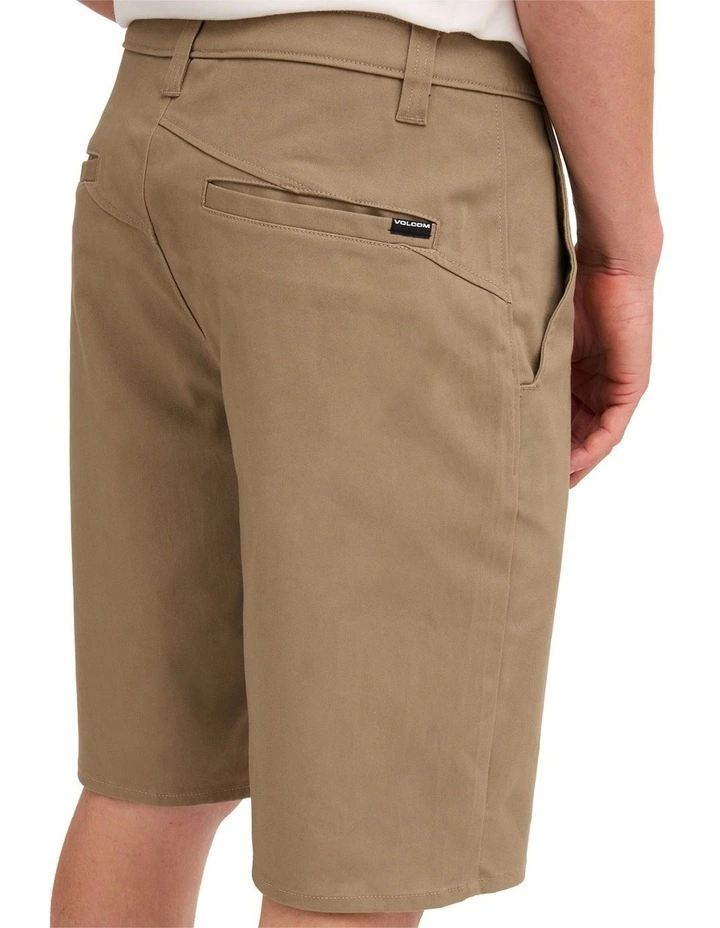 Unhinged Chino Shorts In Khaki image 4