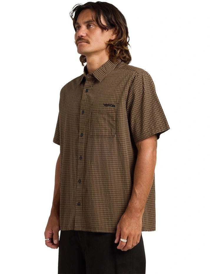 Temper Shirt In Brown Stone image 3