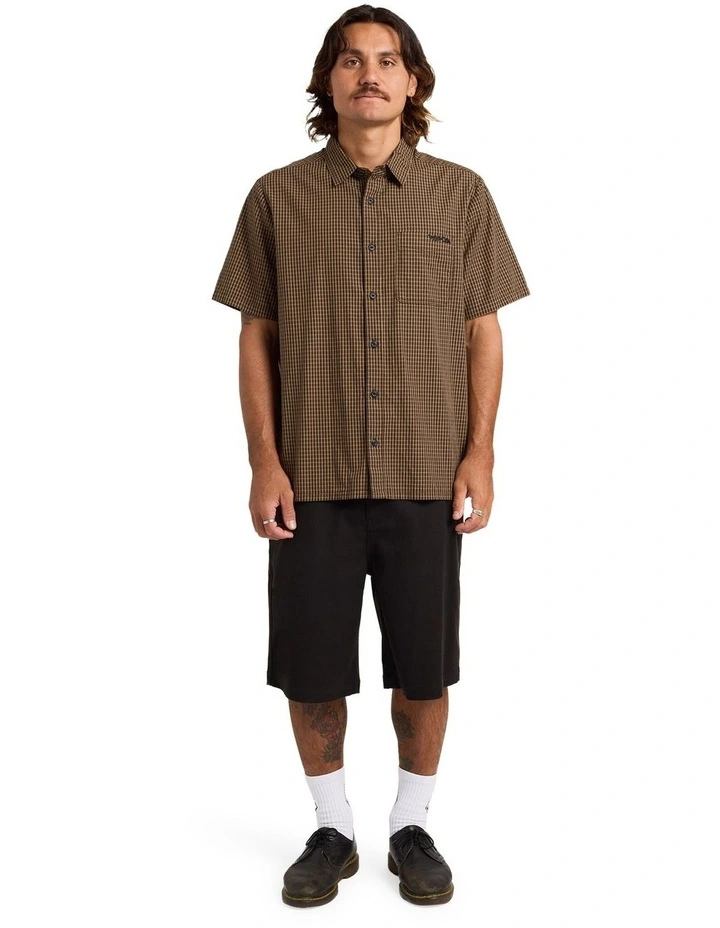 Temper Shirt In Brown Stone image 5