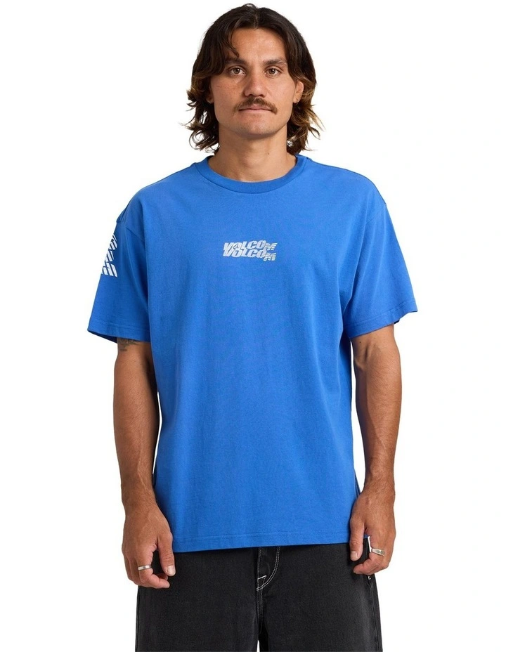 Reaper Short Sleeve T-Shirt In Regatta Blue image 1