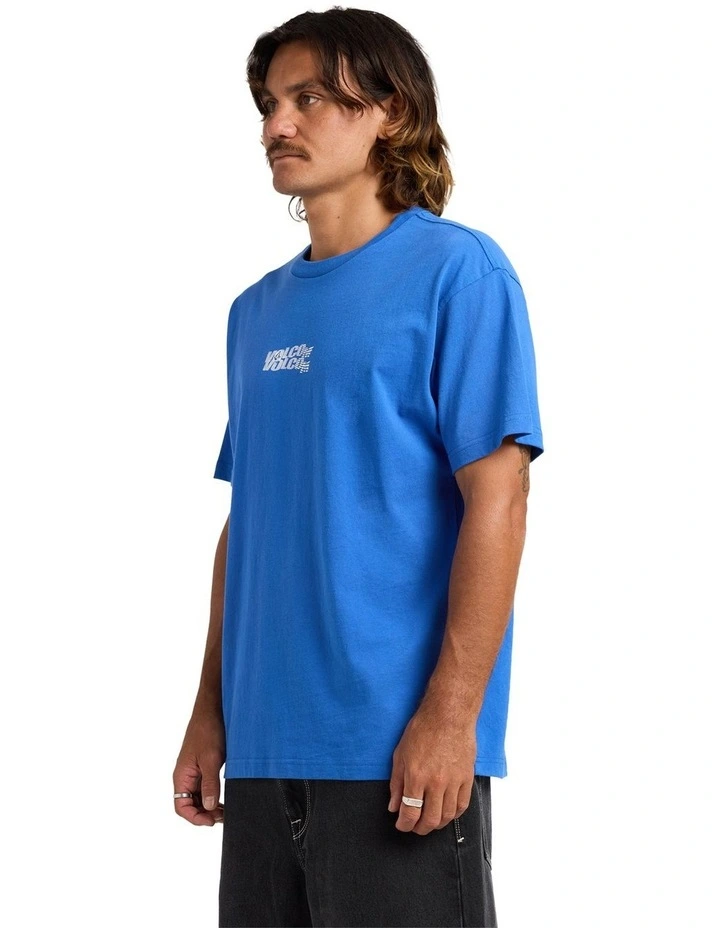 Reaper Short Sleeve T-Shirt In Regatta Blue image 3
