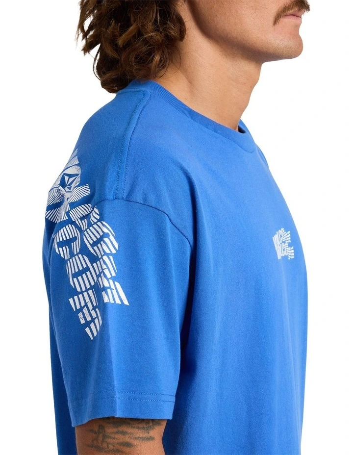 Reaper Short Sleeve T-Shirt In Regatta Blue image 4