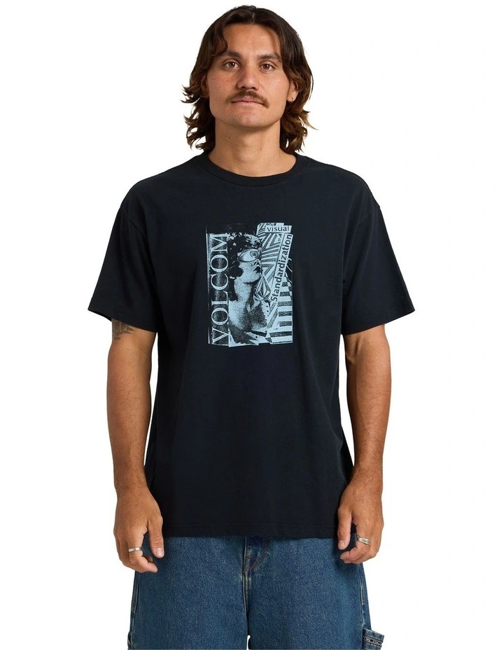 Cocktail Long Sleeve T-Shirt In Black image 1