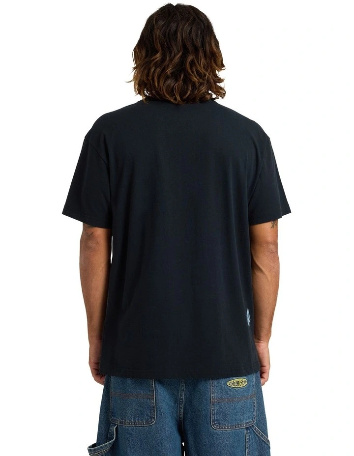 Cocktail Long Sleeve T-Shirt In Black image 2