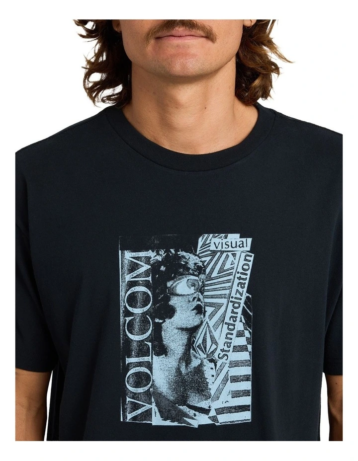 Cocktail Long Sleeve T-Shirt In Black image 4