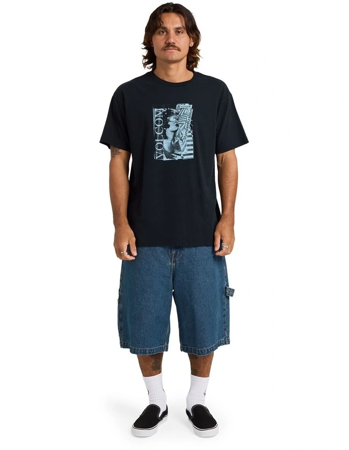 Cocktail Long Sleeve T-Shirt In Black image 5