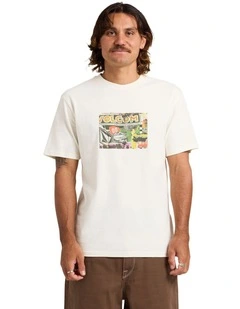 Postered T-Shirt In Off White