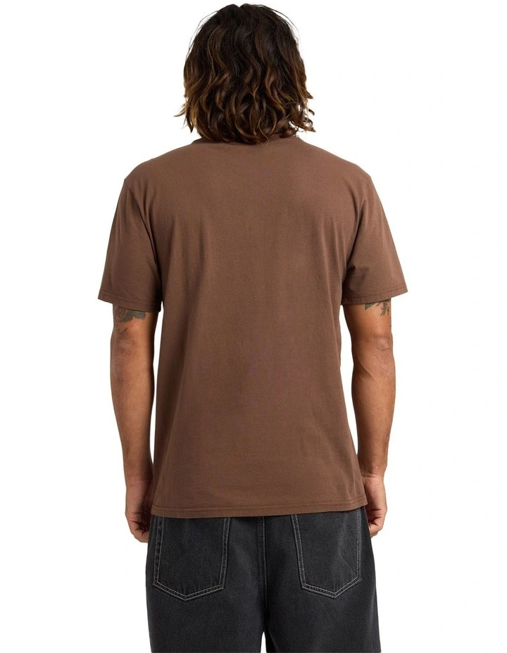 Wright Or Wrong T-Shirt In Brown Stone image 2