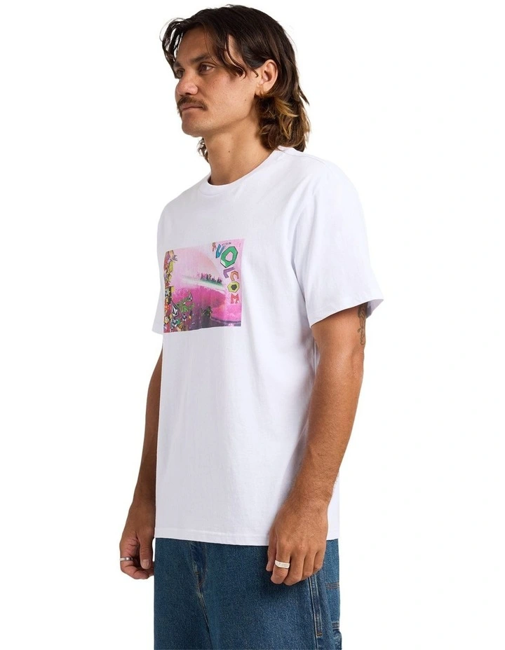Wright Or Wrong T-Shirt In White image 3