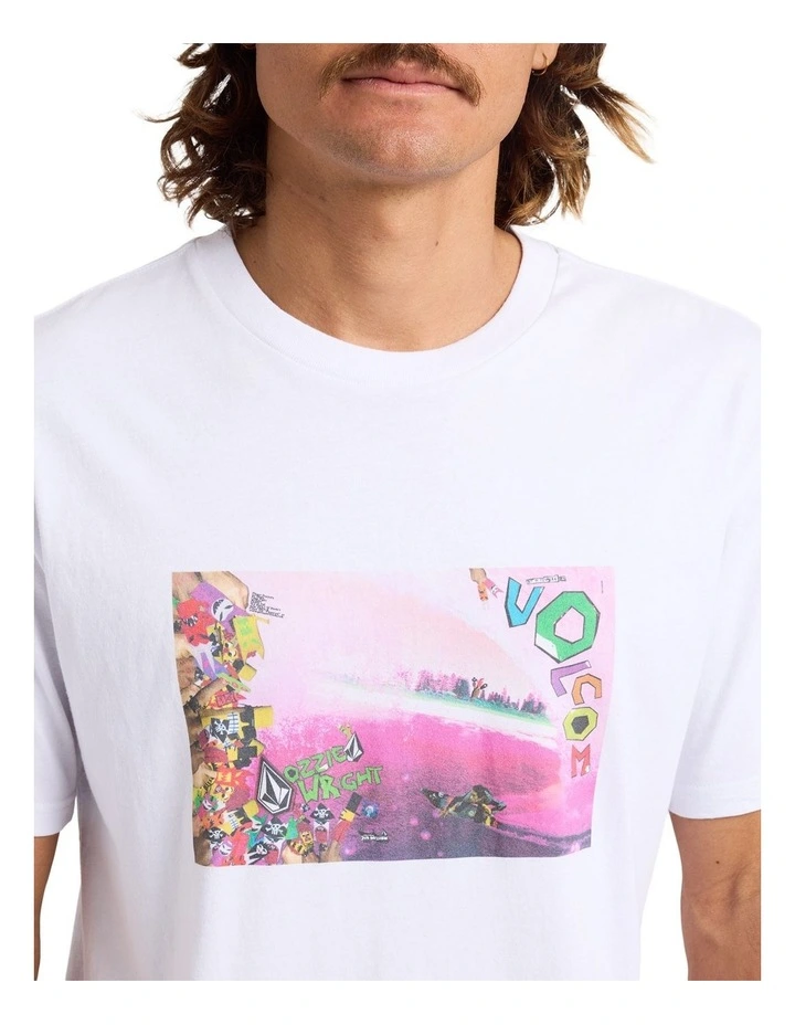 Wright Or Wrong T-Shirt In White image 4