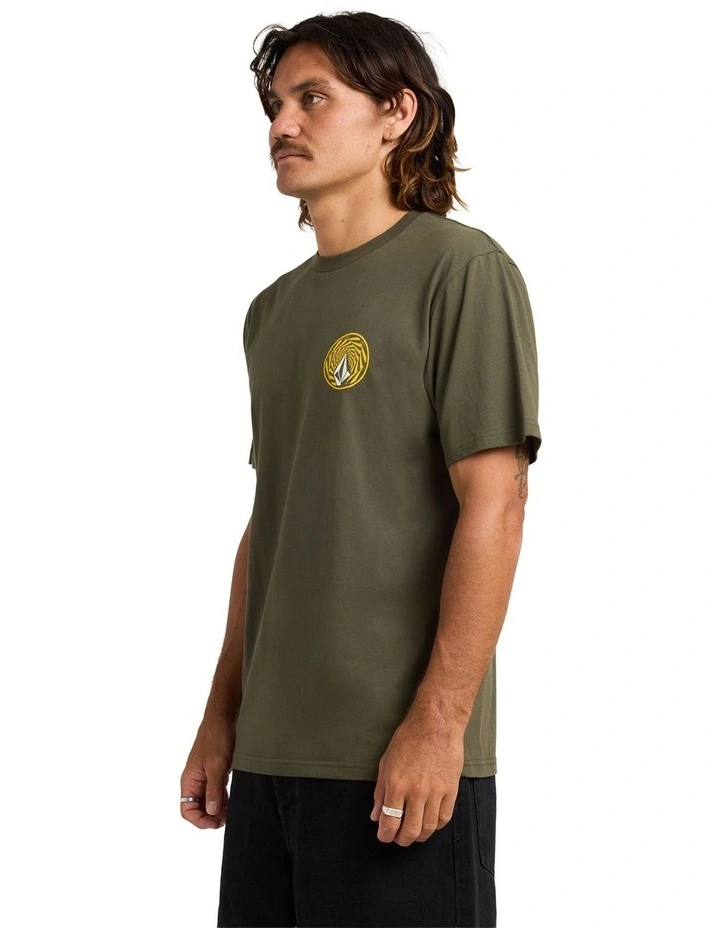 Warpstone T-Shirt In Squadron Green image 3