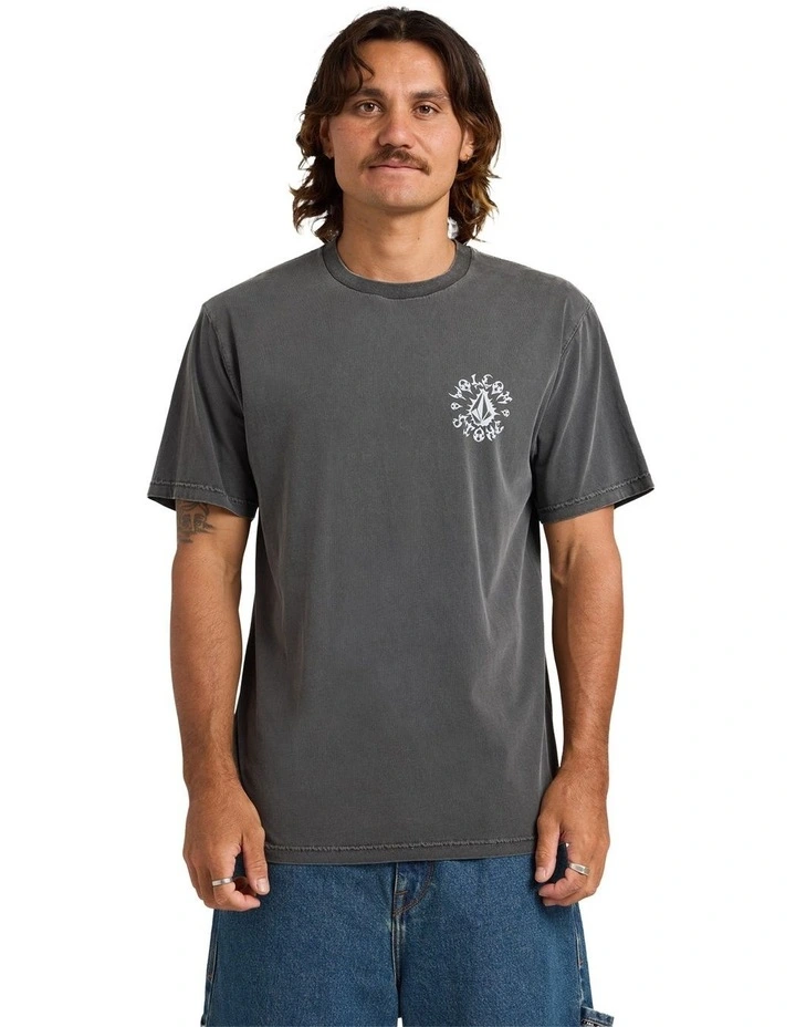 Chrome Stone T-Shirt In Black image 1
