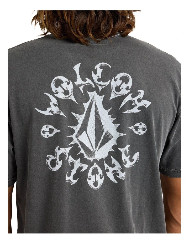 Chrome Stone T-Shirt In Black image 4