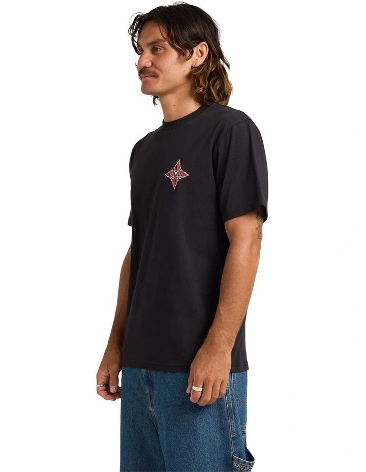 Against T-Shirt In Black image 3