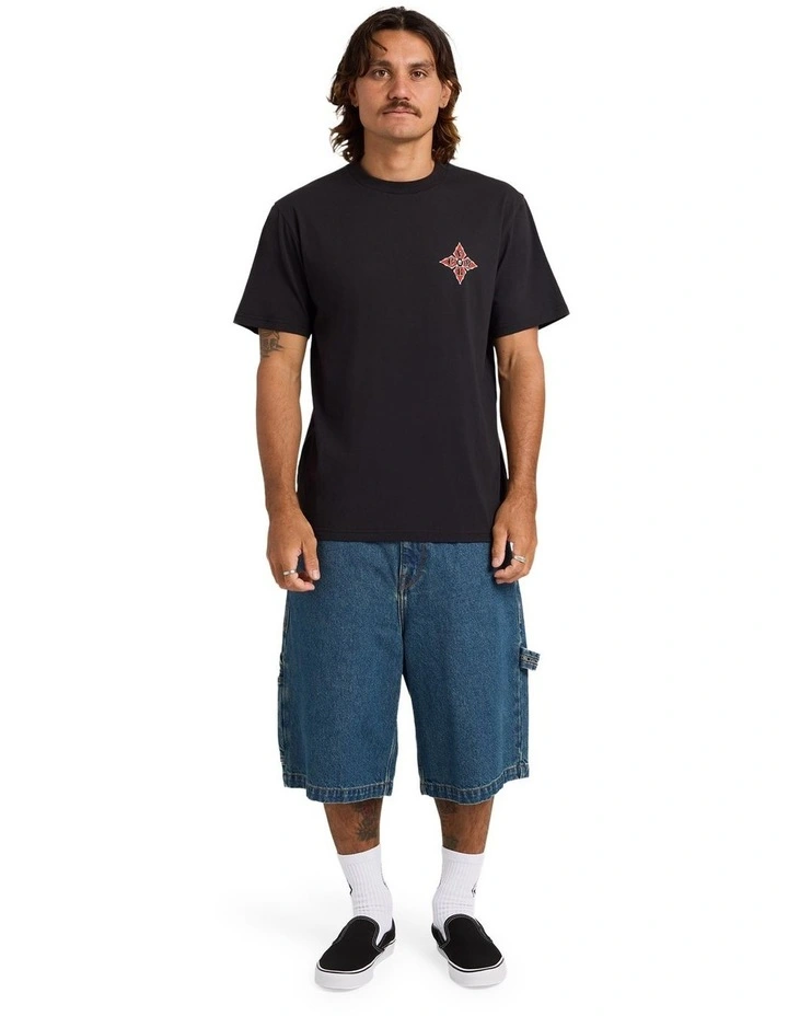 Against T-Shirt In Black image 5