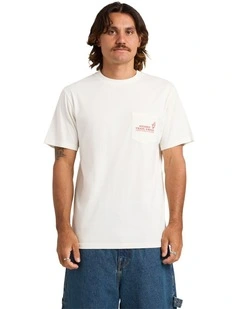 Stoney Lodge T-Shirt In Off White