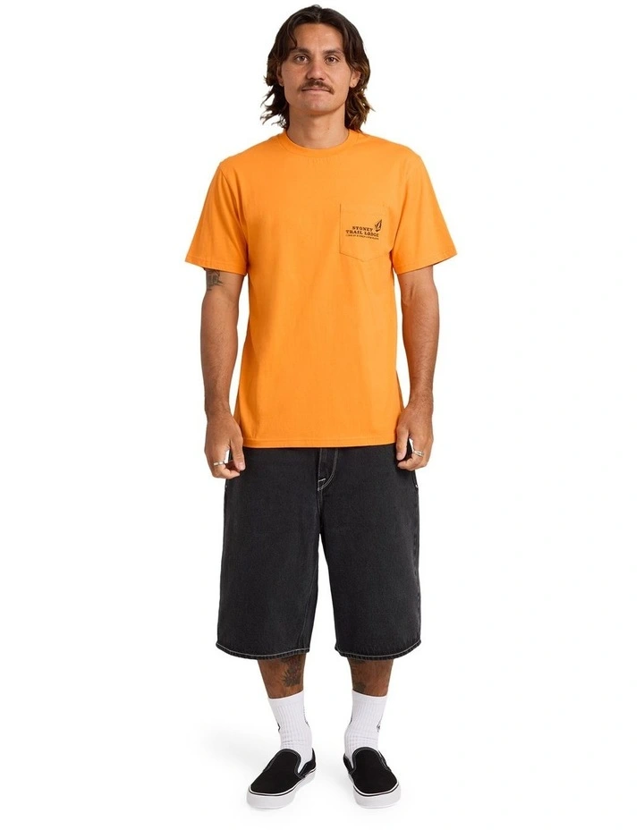 Stoney Lodge T-Shirt In Orange image 5