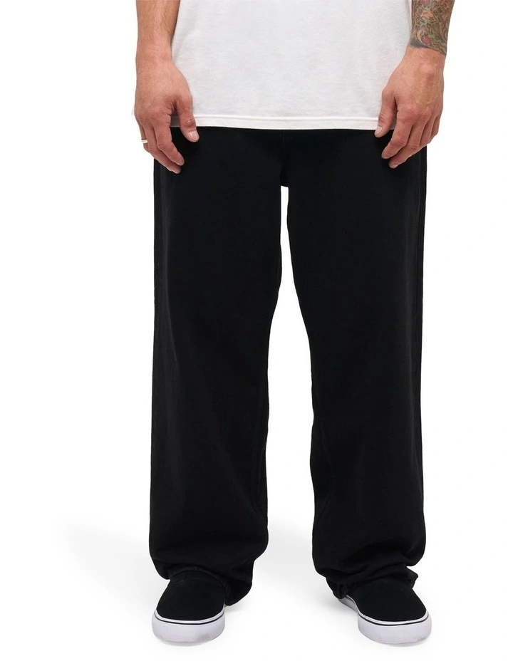 Billow Denim Jeans in Black image 1