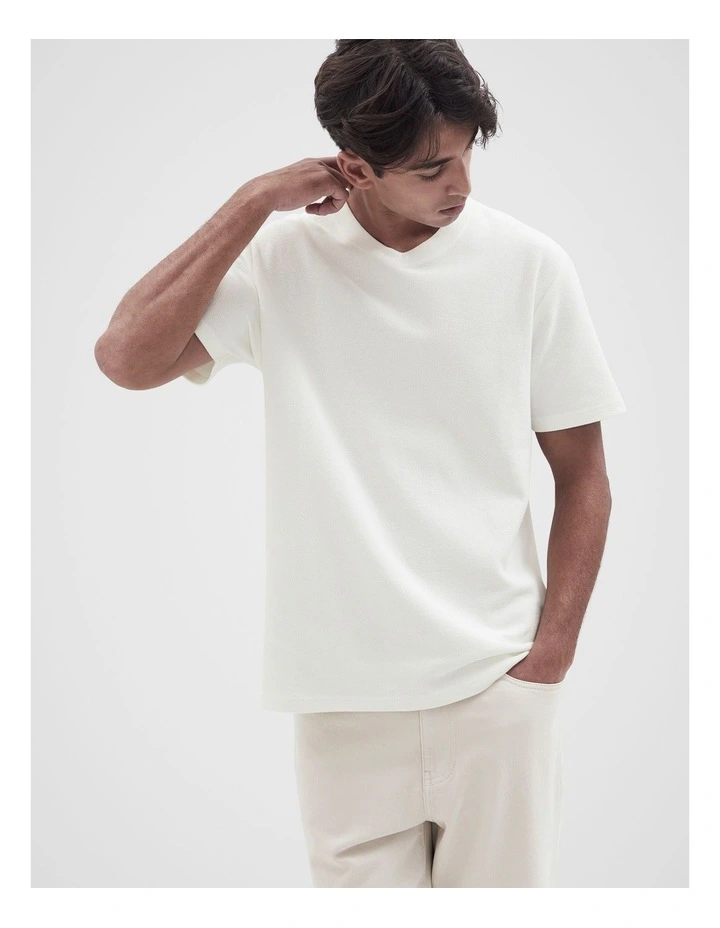 Pique Relaxed Fit T Shirt image 1