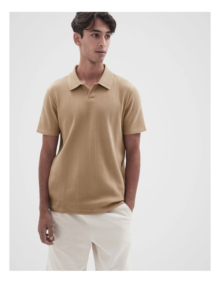 Vertical Waffle Polo image 1