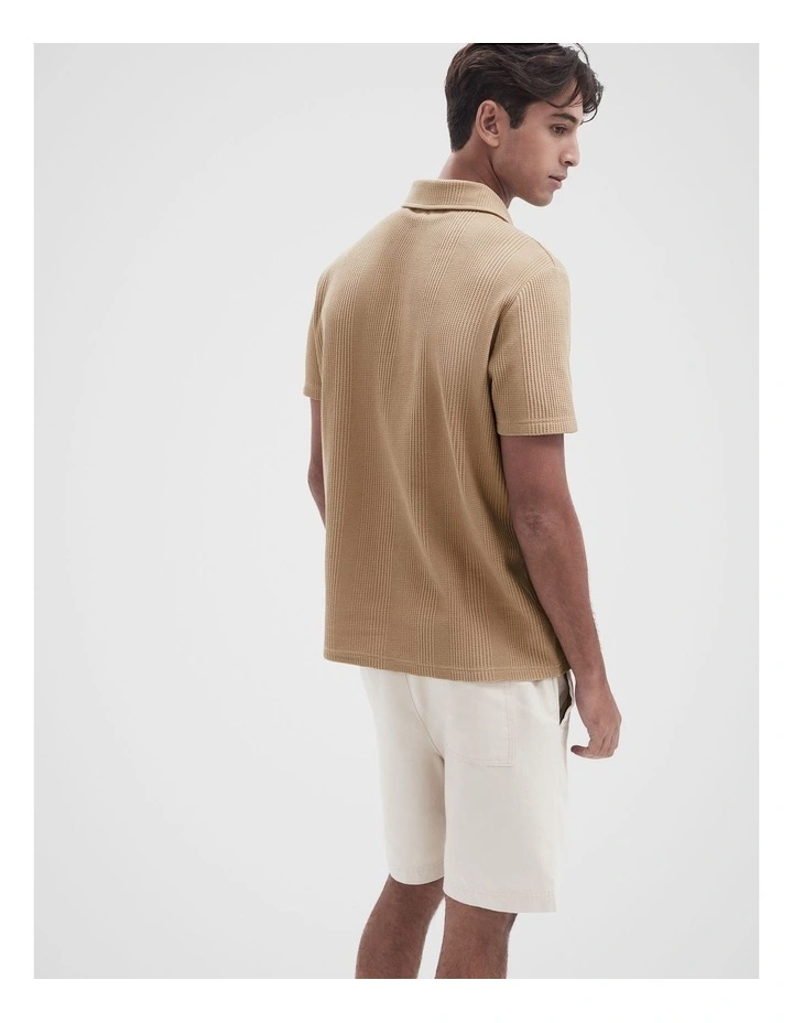 Vertical Waffle Polo image 2
