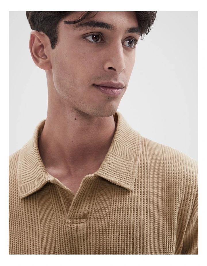 Vertical Waffle Polo image 3