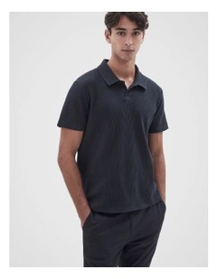 Vertical Waffle Polo