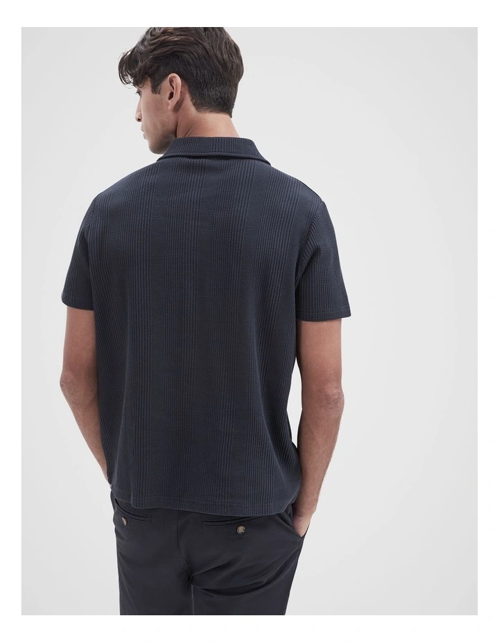 Vertical Waffle Polo image 2