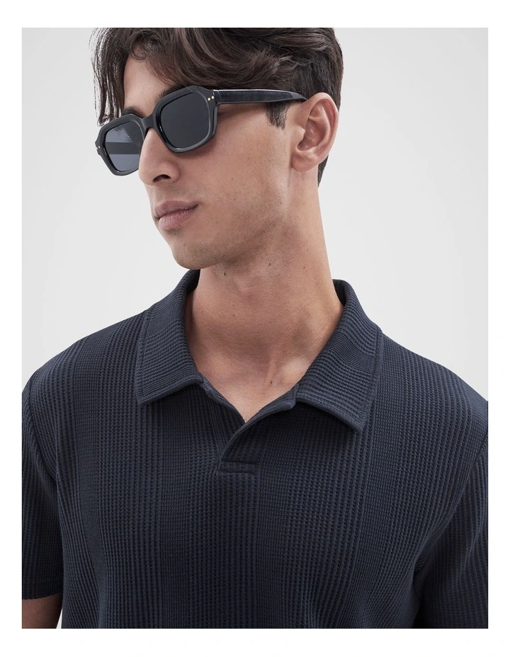 Vertical Waffle Polo image 3