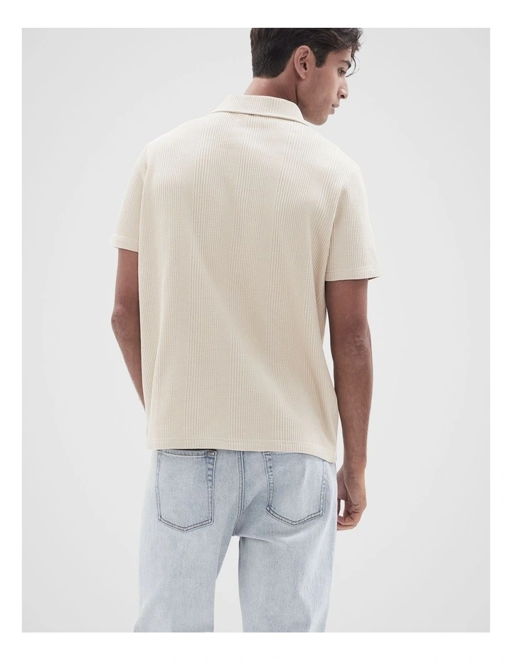 Vertical Waffle Polo image 2