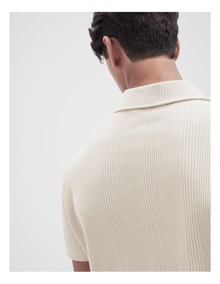 Vertical Waffle Polo image 3