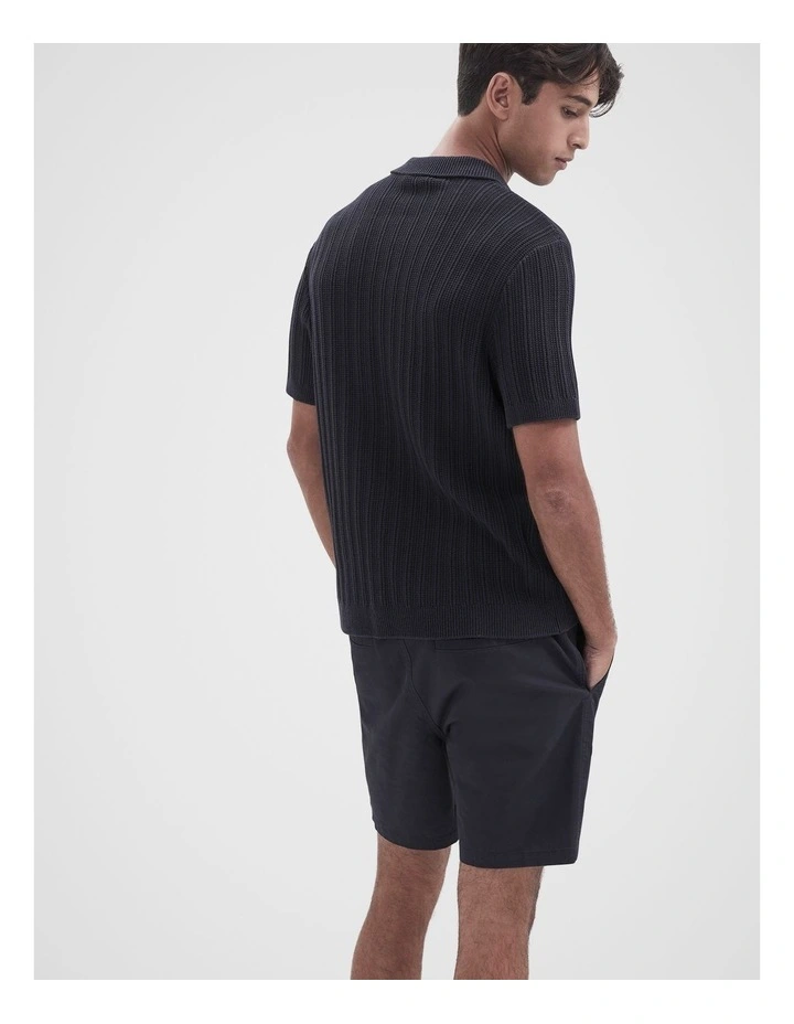 Vertical Stitch Knit Polo image 2