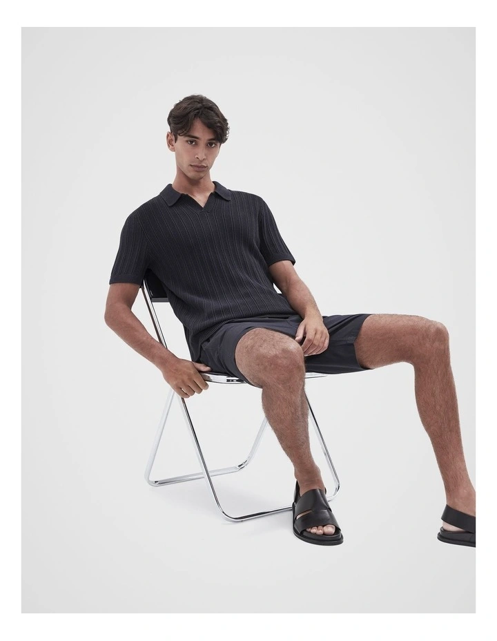 Vertical Stitch Knit Polo image 4