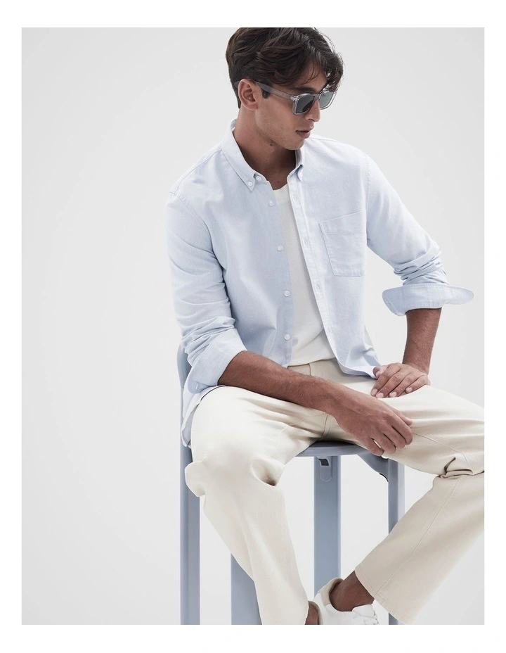 Cotton Lyocell Relaxed Fit Shirt image 4