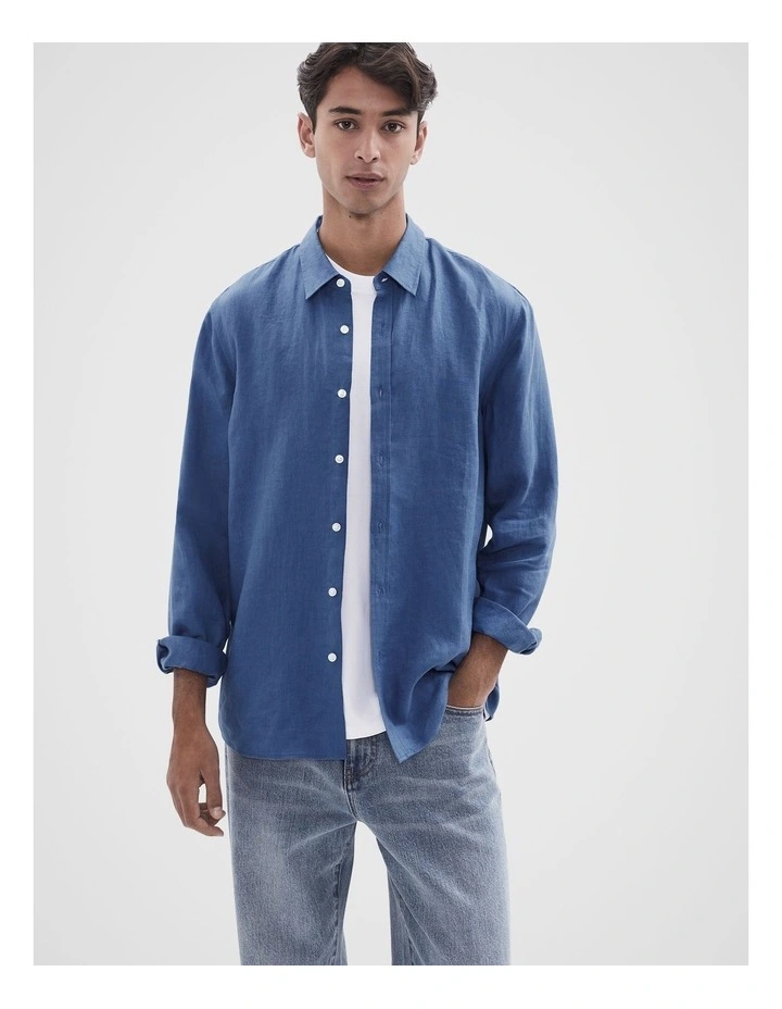 Linen Regular Fit Shirt image 1