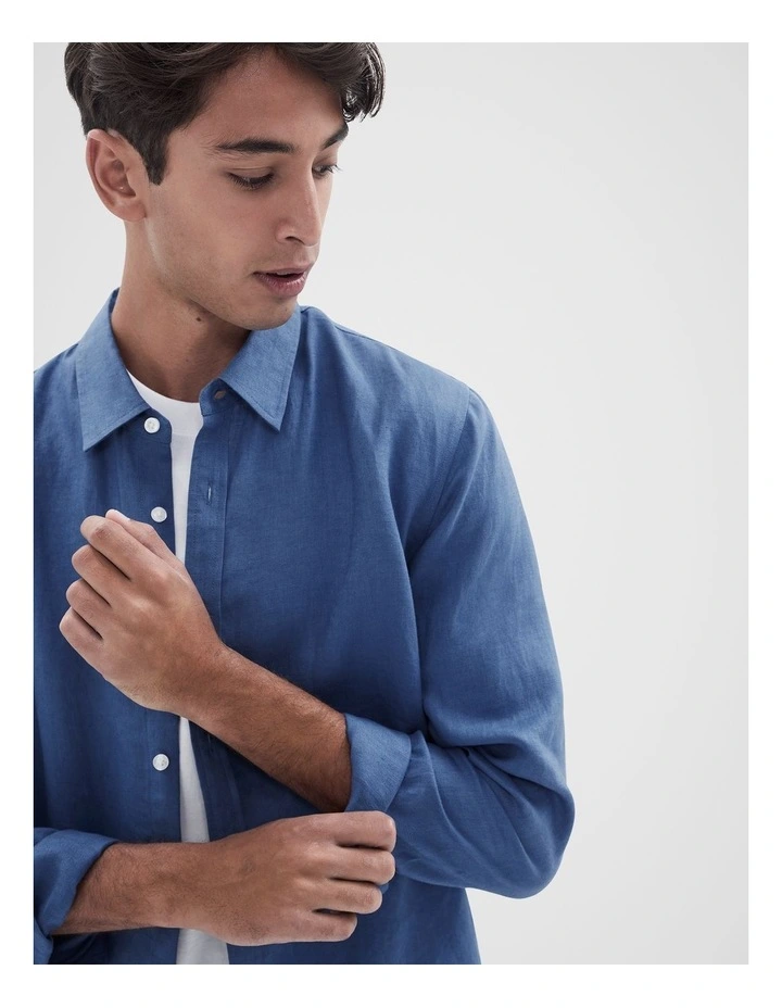 Linen Regular Fit Shirt image 3
