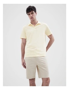 Casual Polo in Yellow