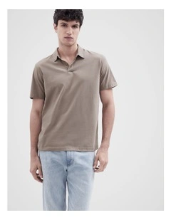 Casual Polo in Brown