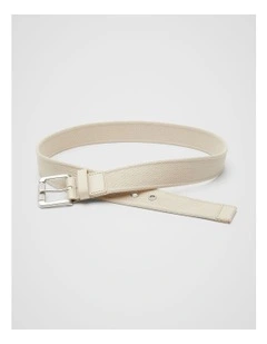 Arison Webbing Belt in Beige