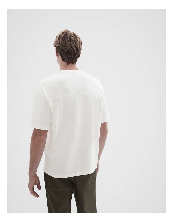 Pocket Oversized Fit T- shirt in White image 2