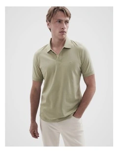 Classic Jersey Polo Shirt in Green