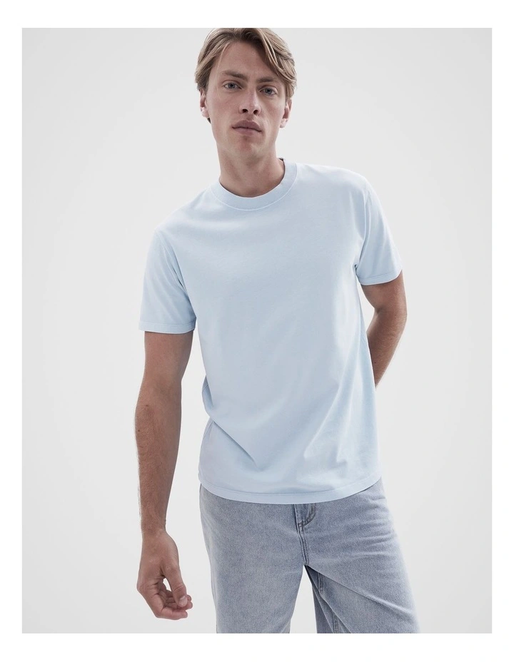 Relaxed T-shirt in Blue image 1