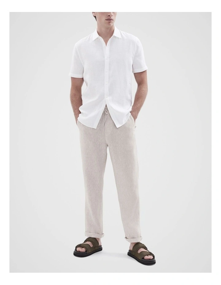 Linen Pull On Pant image 1