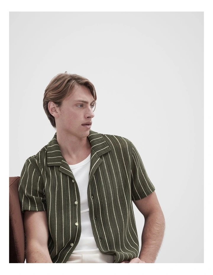 Crochet Textured Resort Shirt image 3