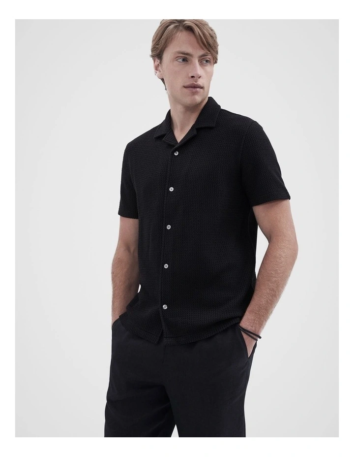 Open Weave Regular Fit Shirt image 1