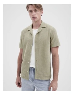 Open Weave Regular Fit Shirt