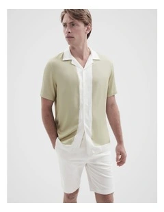 Painted Border Regular Fit Shirt
