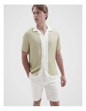 Painted Border Regular Fit Shirt